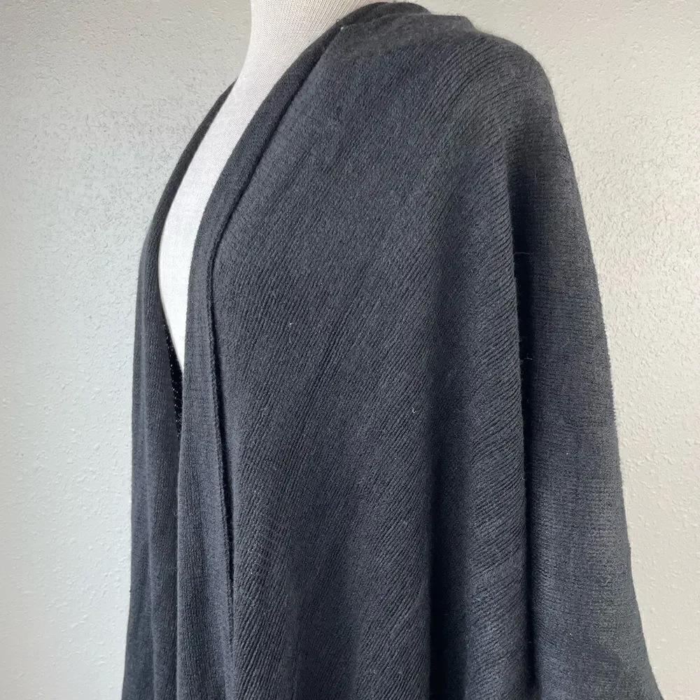 NWT NYA Black Sweater Wrap